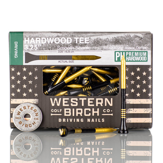 Gold Driving Nails 3.25" 100PK