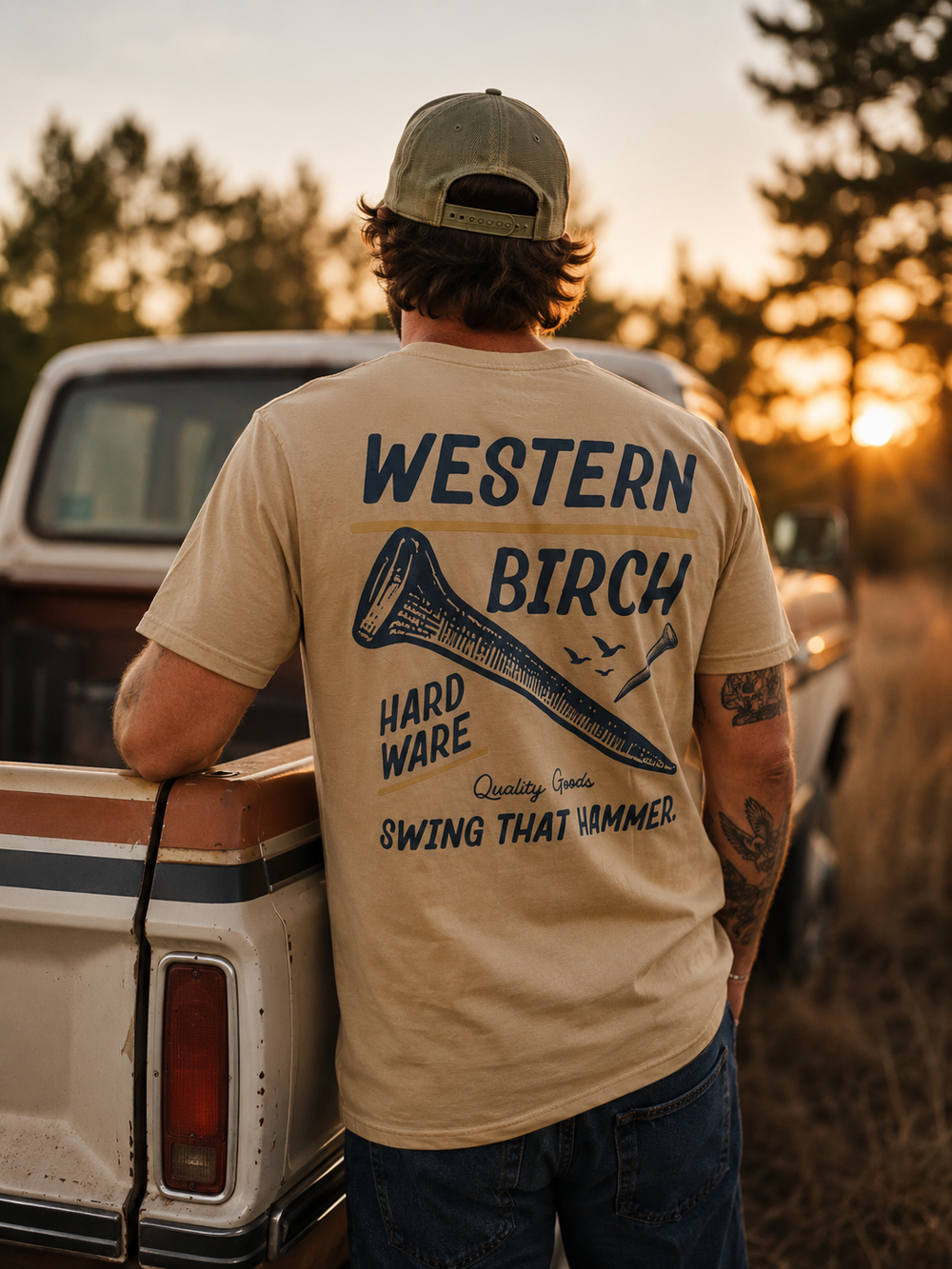 Hardware Tee - "Swing that hammer" Tee Shirt