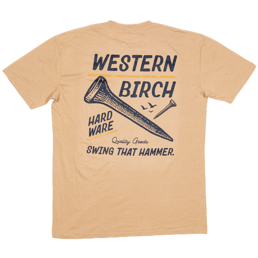 Hardware Tee - "Swing that hammer" Tee Shirt